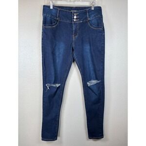 Levanta Cola Celebrity Ace Butt Lifting Distressed Denim Jeans‎ Size 13 Juniors